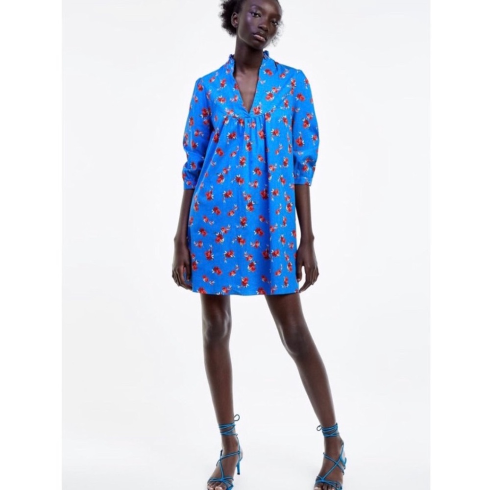 Zara Floral Printed dress